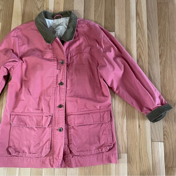 Cabela's pink corduroy lined chore coat jacket Utility Jacket for Women - Picture 5 of 11